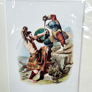 R.R. McIan Macmillan Clan Lithograph Print Multi Color Antique Circa 1890